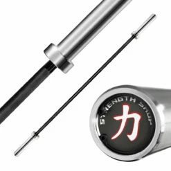 Extra Kurze Garage Strength Hantel - Mit E-Coat Schaft Und Verchromten Buchsen