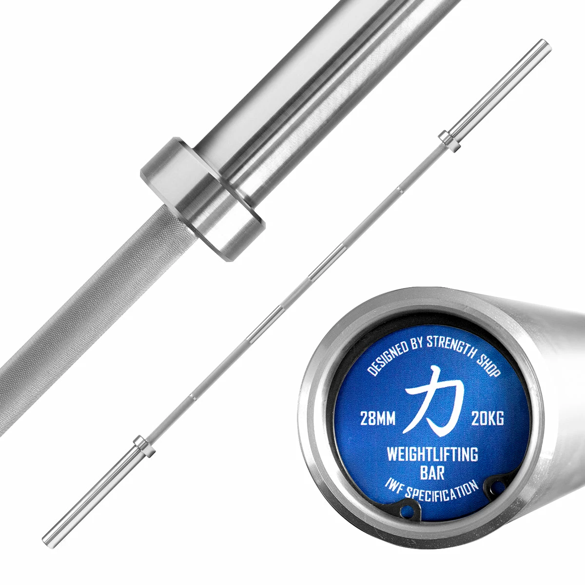 Riot Gewichtheberstange - Mens 20kg, IWF-Spezifikationen