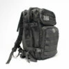Trainingsrucksack, Schwarz & Patches