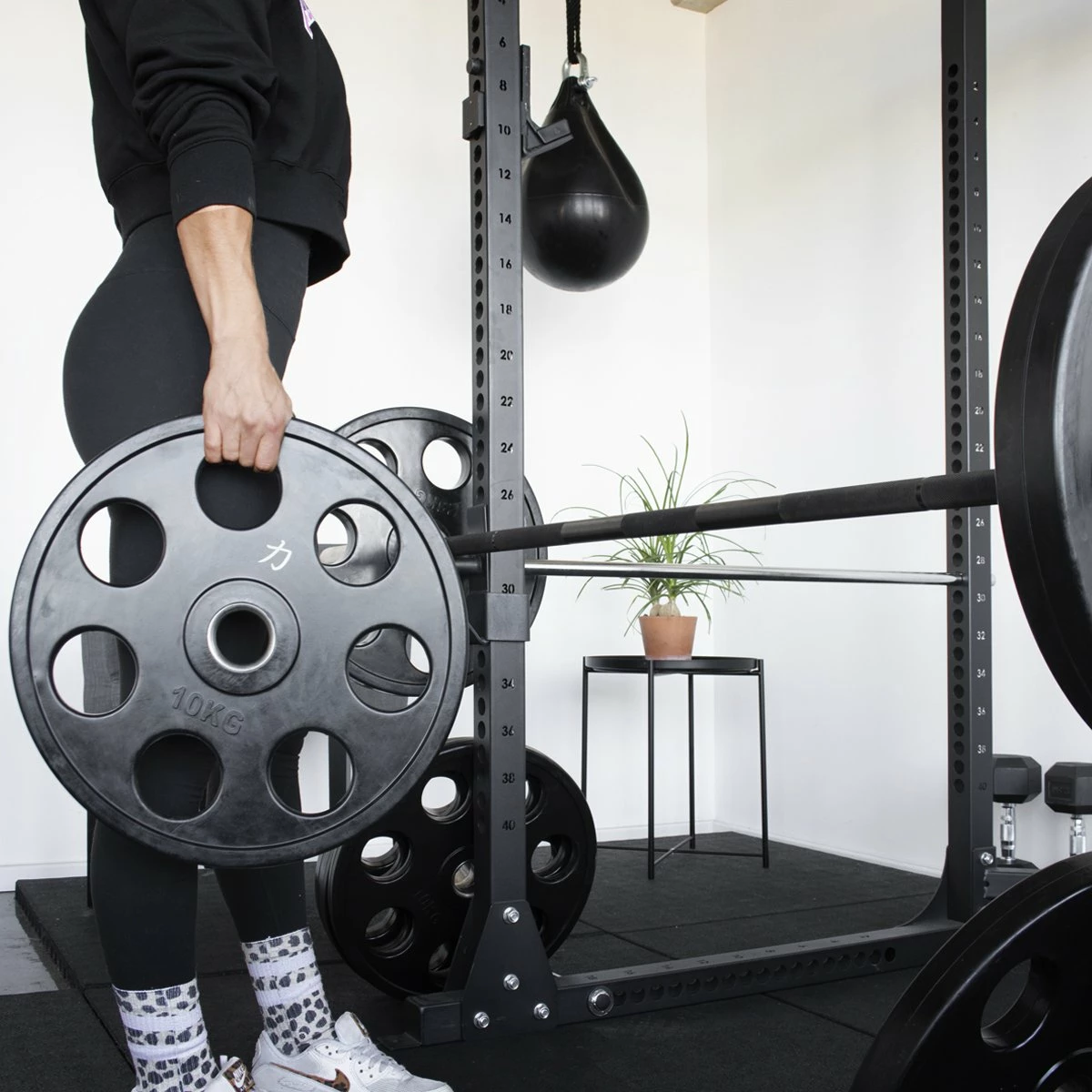 140KG Set - Gummibeschichtete Easy-Grip Hantelscheiben – Bild 7