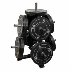 Gewichtsbaum, Mit 9 Scheibenaufnahmen