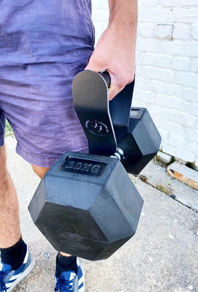 Farmer's Walk Haken FĂŒr Kurzhanteln (Paar) â Bild 7