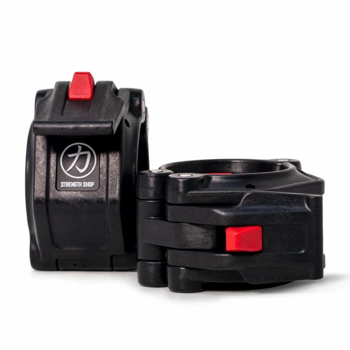 PRO 2 Olympic Flip Lock Hantelverschlüsse Von Lock Jaw, Schwarz – Bild 5