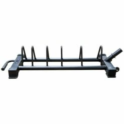 Bumper Hantelscheiben Toast Rack – Horizontale Lagerung, Schwarz
