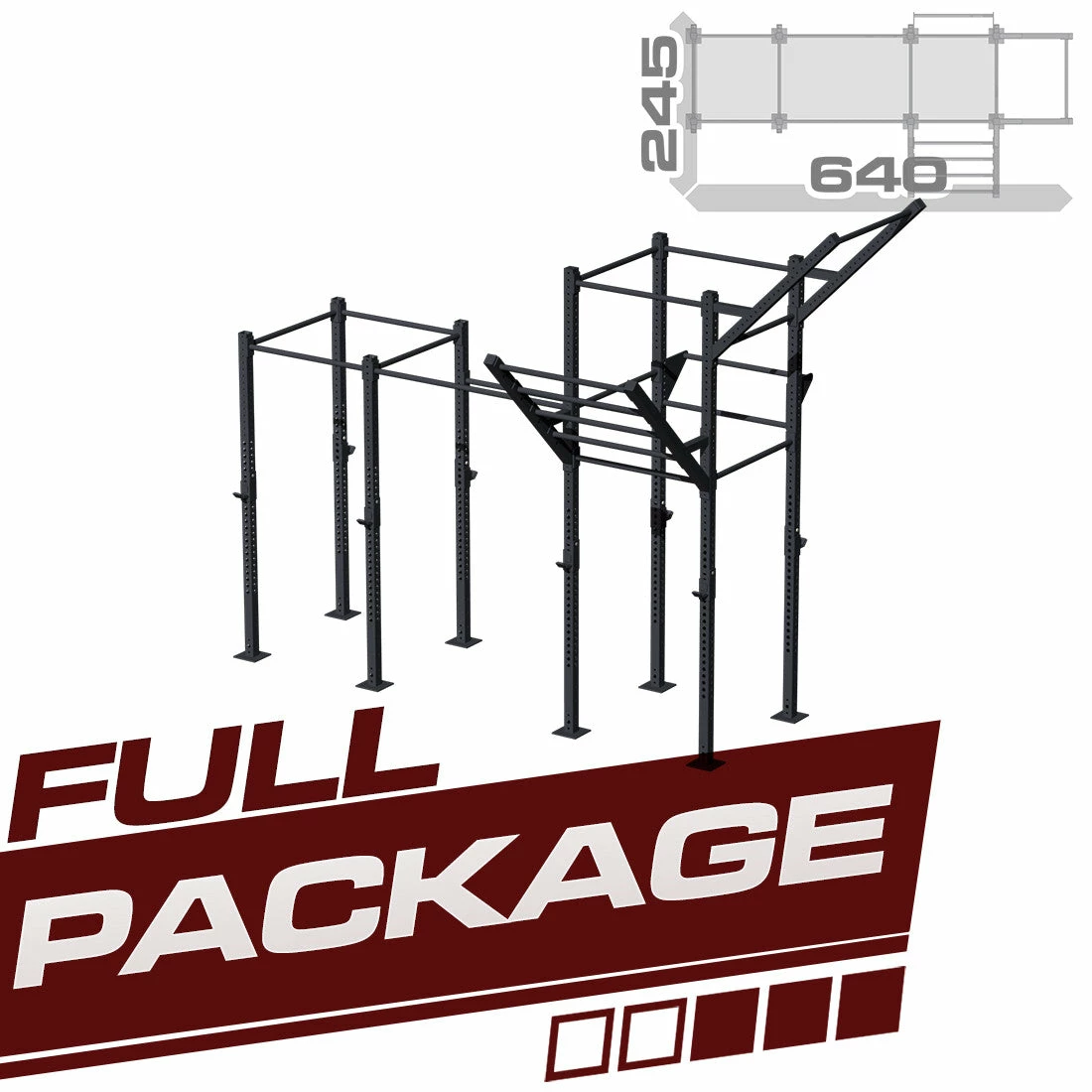 2.5 M Riot FS-08 Doppel Cube Rig/Trainingsstation – Bild 2