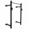 Riot Garage Wandmontiertes Faltbares Rack - 1,9m Hoch, Schwarz
